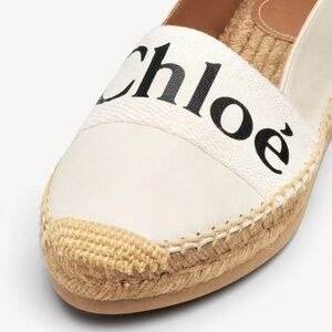 CHLOE Woody Espadrilles in Cream - 37